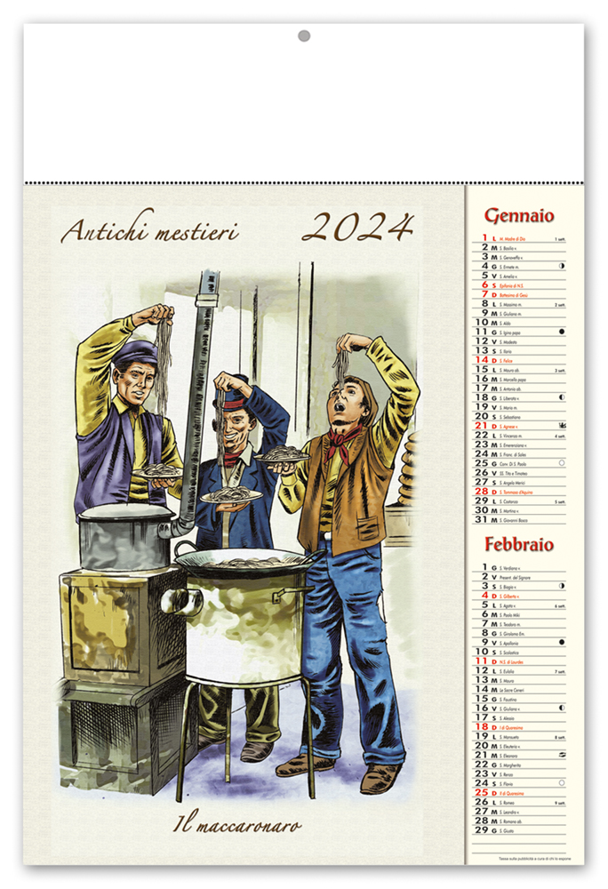 Melprom s.r.l.: acquista CALENDARIO PERSONALIZZATO 13FG. CARTA 200GR. F.TO  16,5X14